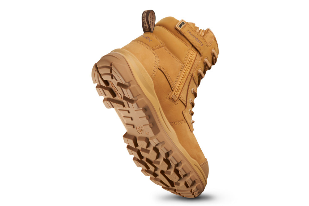 BLUNDSTONE 8560 ROTOFLEX SAFETY 6" ZIP LACE UP BOOT