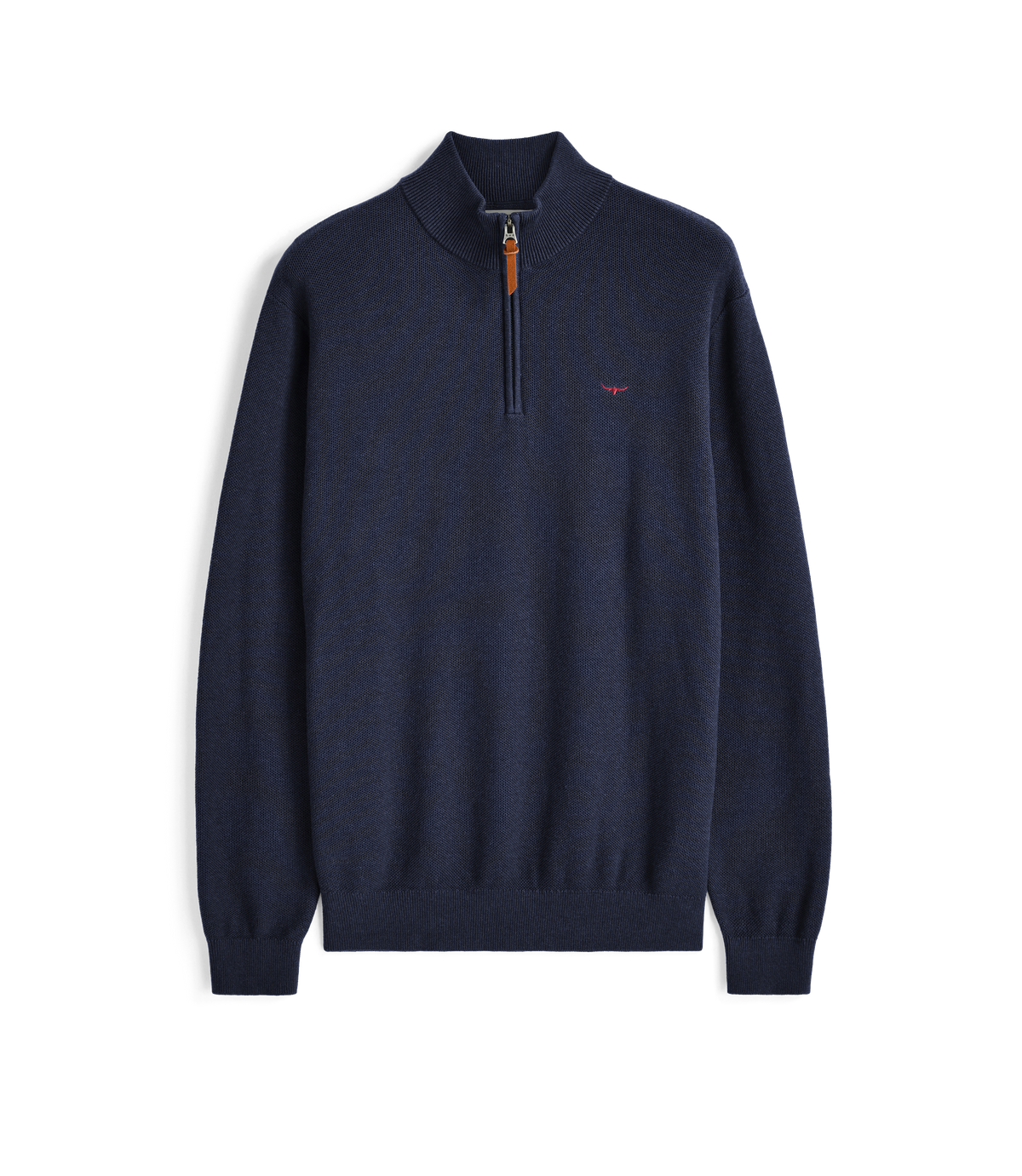 WARNER POPCORN QTR ZIP KNIT