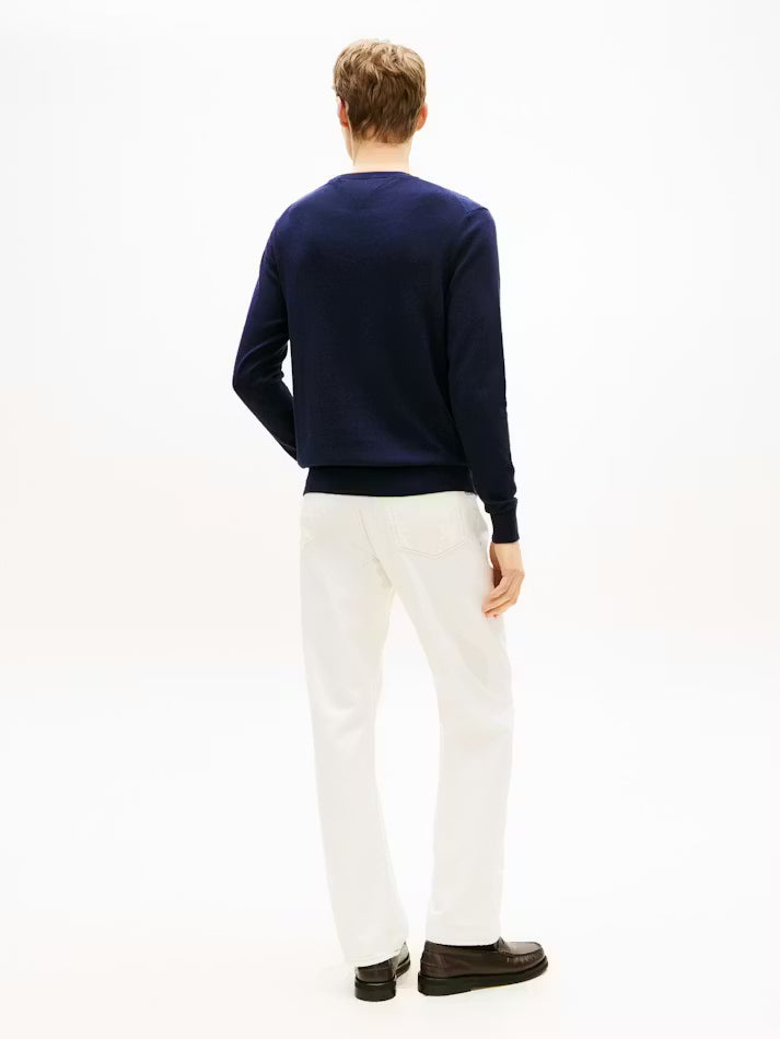 PIMA CASHMERE ORGANIC COTTON CREW NECK SWEATER