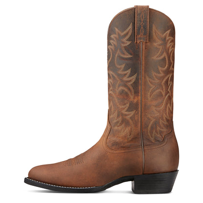 MENS HERITAGE WESTERN R TOE BOOT