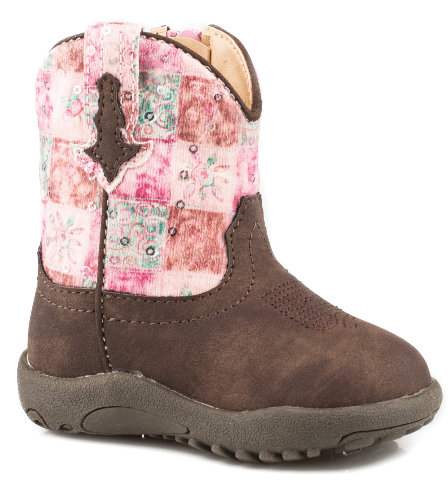 COWBABIES FLORAL SHINE BOOT