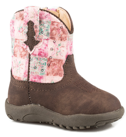COWBABIES FLORAL SHINE BOOT