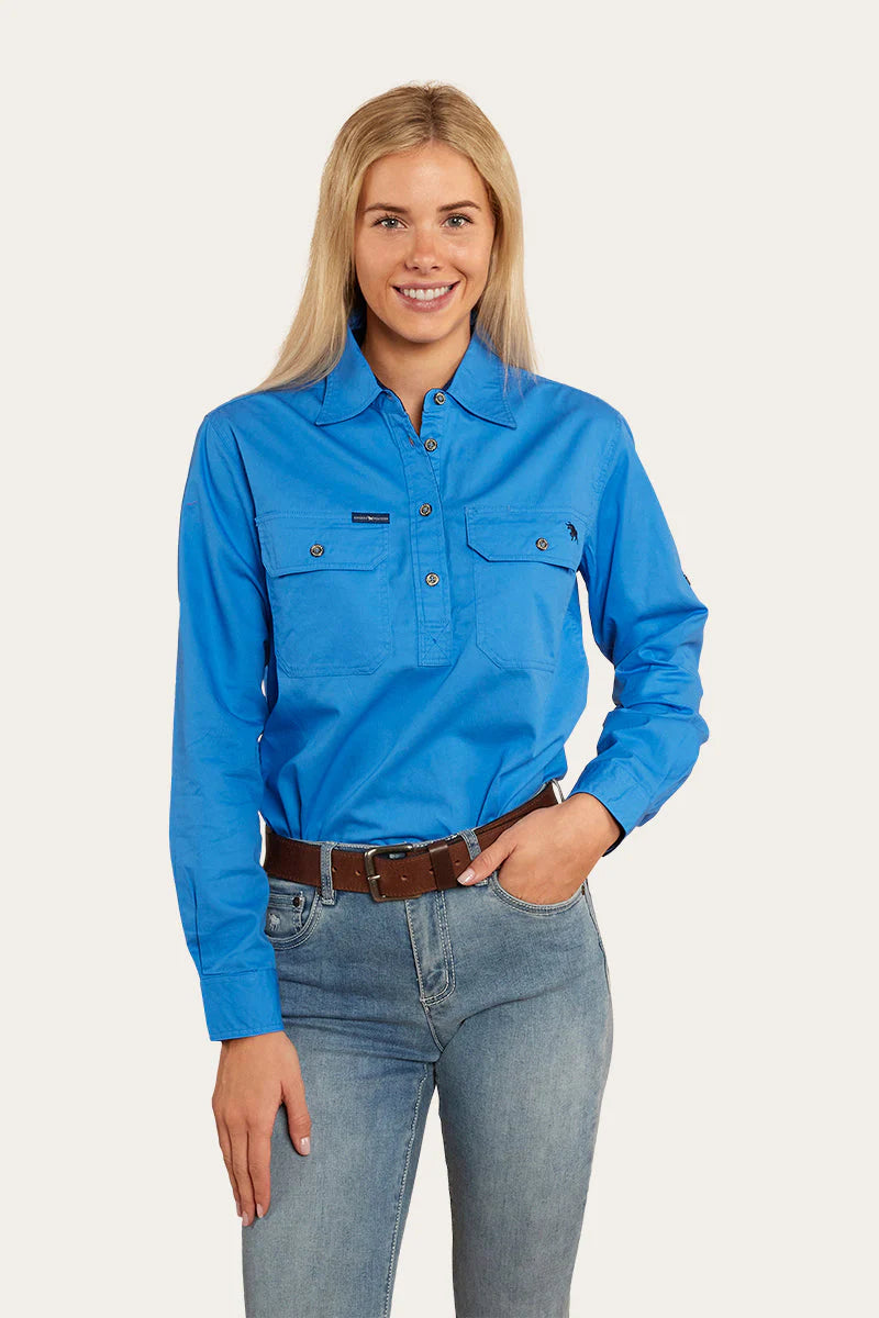 PENTECOST RIVER HALF BUTTON LS SHIRT