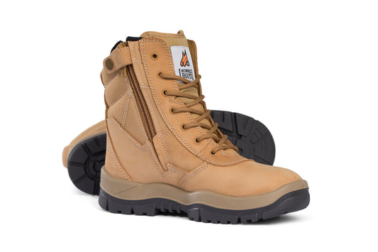 MONGREL WHEAT HIGH LEG ZIP BOOT