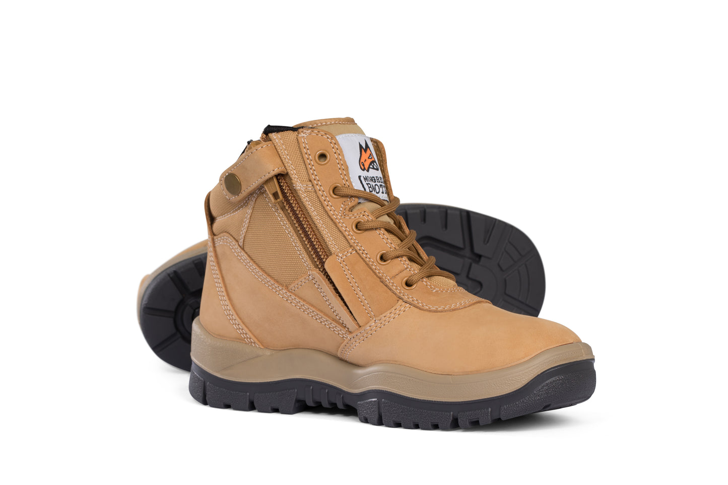 MONGREL WHEAT ZIP SIDE SAFETY BOOT