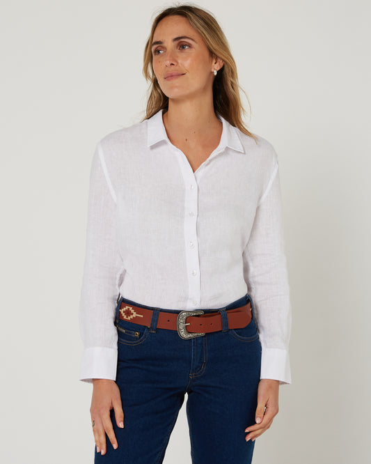 FLORENCE CLASSIC LINEN SHIRT