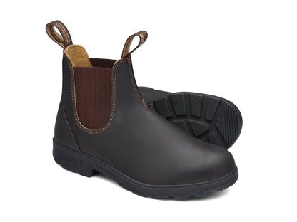 BLUNDSTONE 600 NON SAFETY BROWN E/S BOOT