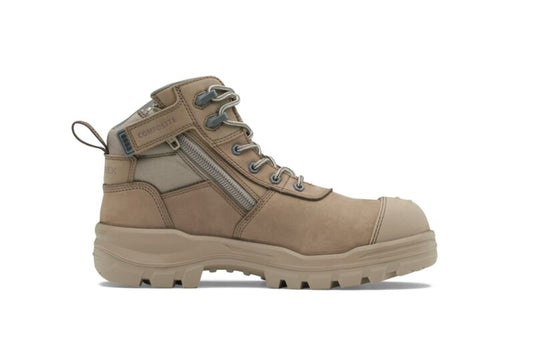 BLUNDSTONE 8553 ROTOFLEX SAFETY 5" ZIP LACE UP BOOT