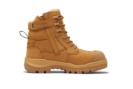 BLUNDSTONE 8560 ROTOFLEX SAFETY 6" ZIP LACE UP BOOT