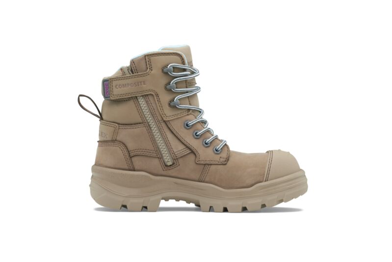 BLUNDSTONE 8863 ROTOFLEX SAFETY 6" ZIP LACE UP BOOT