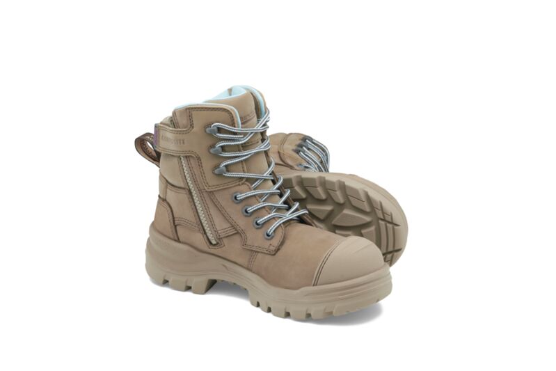 BLUNDSTONE 8863 ROTOFLEX SAFETY 6" ZIP LACE UP BOOT