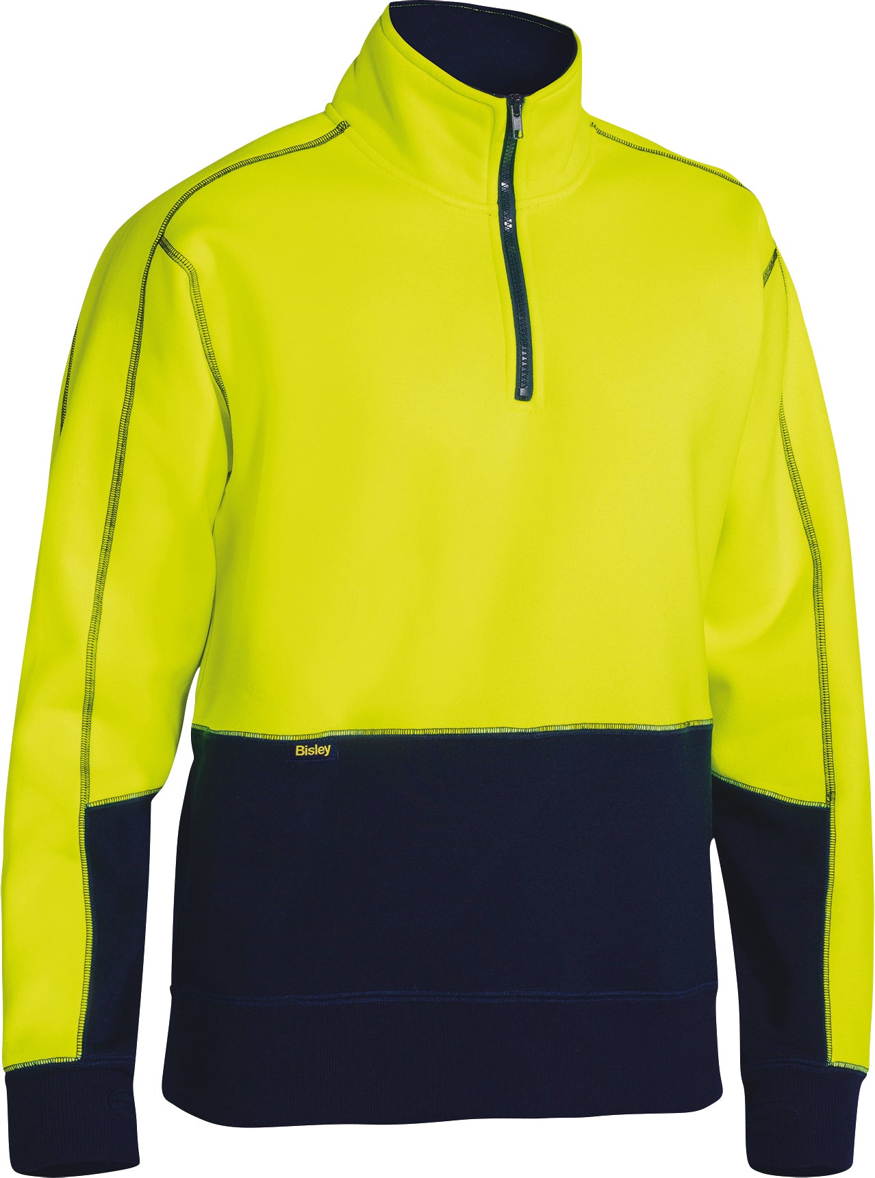 BISLEY HI VIS FLEECE PULLOVER