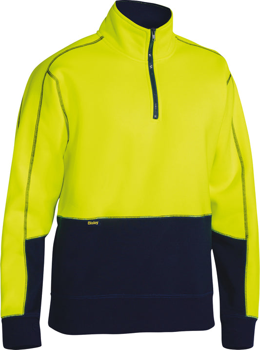BISLEY HI VIS FLEECE PULLOVER