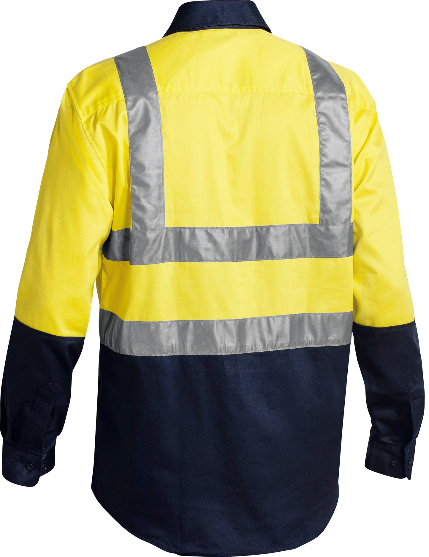 HI VIS LONG SLEEVE WORK SHIRT W/TAPE