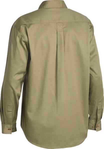 BISLEY LS CLOSED FRONT WORK SHIRT