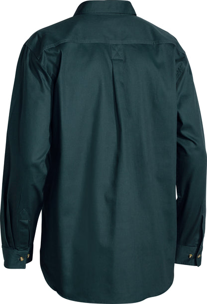 BISLEY LS CLOSED FRONT WORK SHIRT
