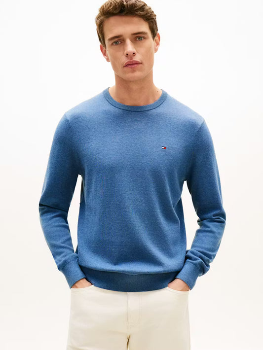 ESSENTIAL COTTON CREWNECK JUMPER