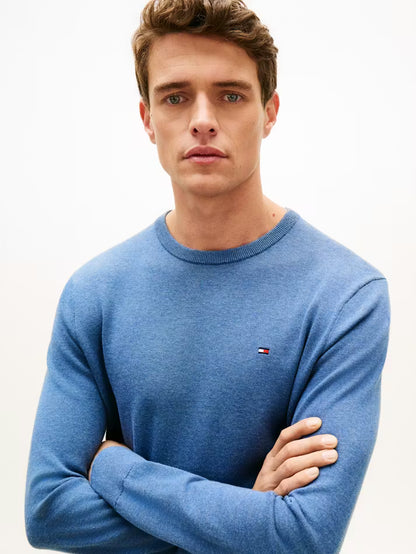 ESSENTIAL COTTON CREWNECK JUMPER