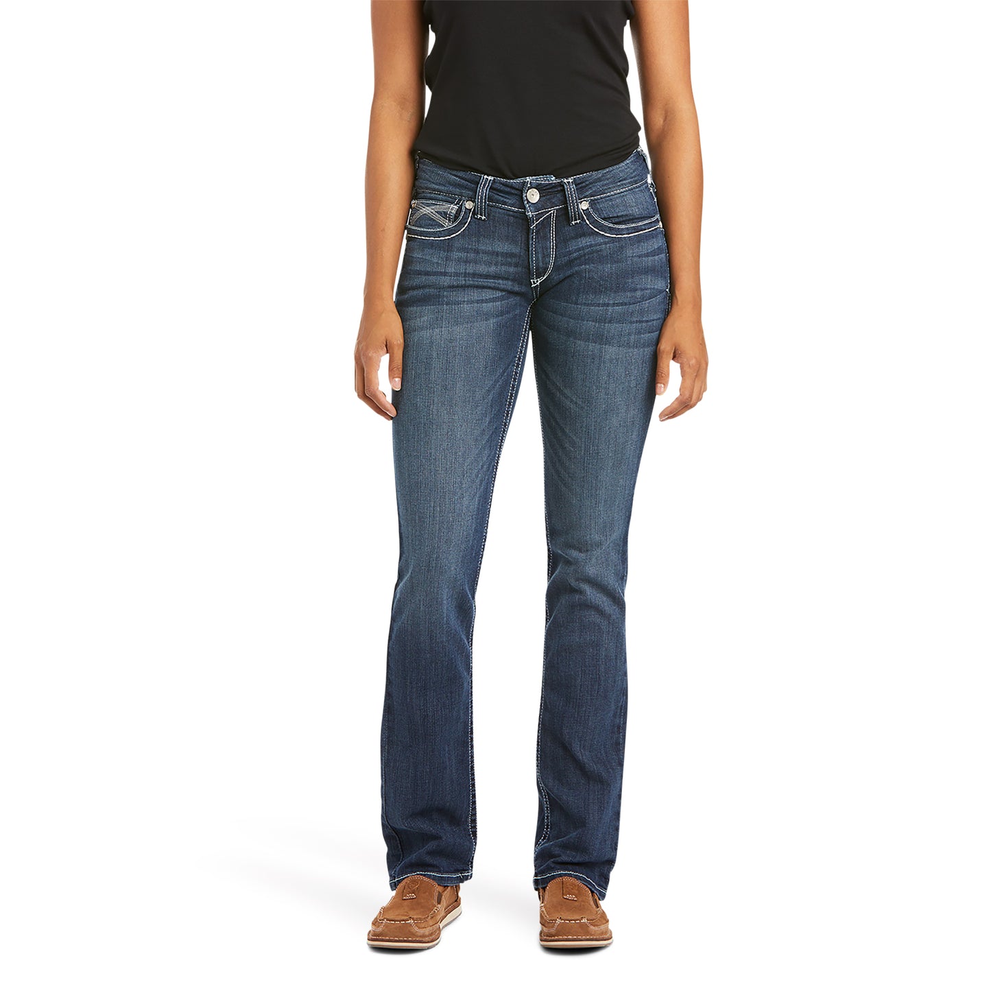 R.E.A.L MID RISE STRAIGHT JEAN