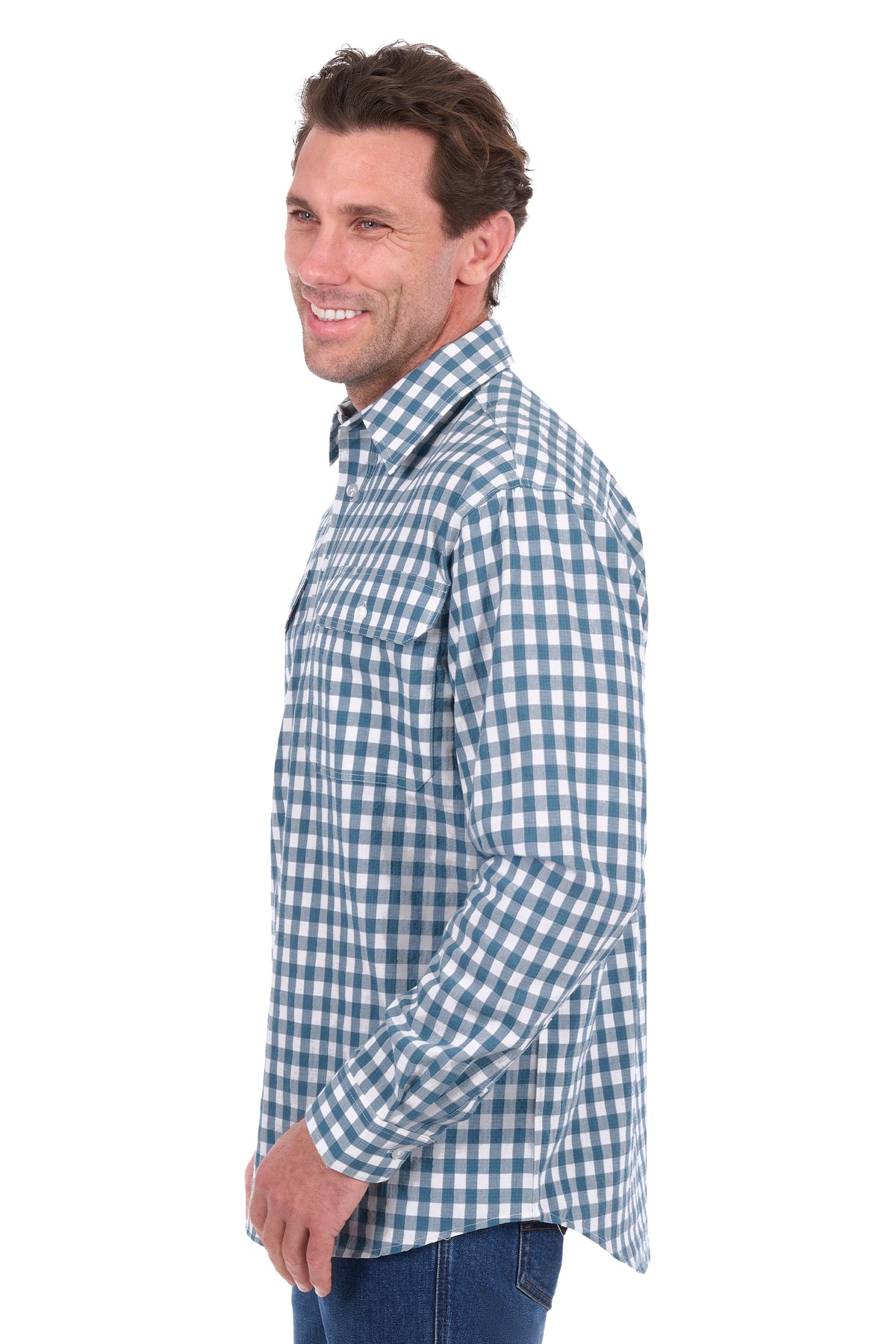 RIVER 1/2 PLACKET LS SHIRT