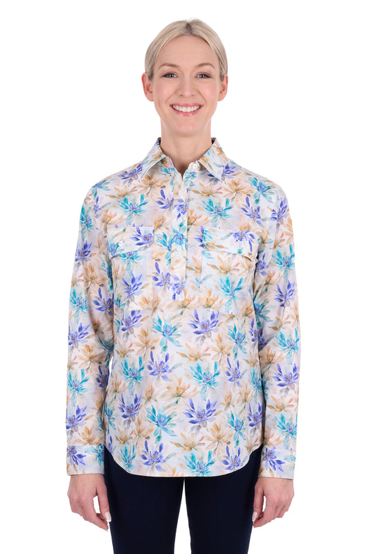 MEADOW 1/2 PLACKET LS SHIRT