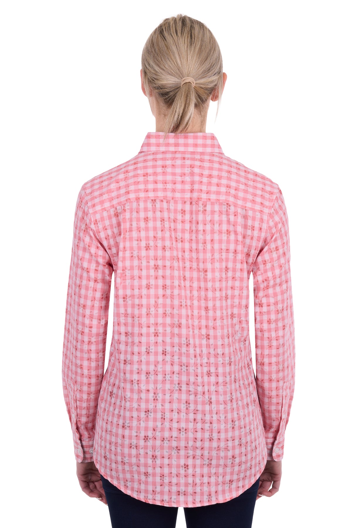 RAQUEL 1/2 PLACKET LS SHIRT