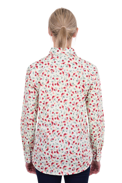 CLAIR 1/2 PLACKET LS SHIRT