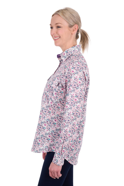 JOYCE 1/2 PLACKET LS SHIRT