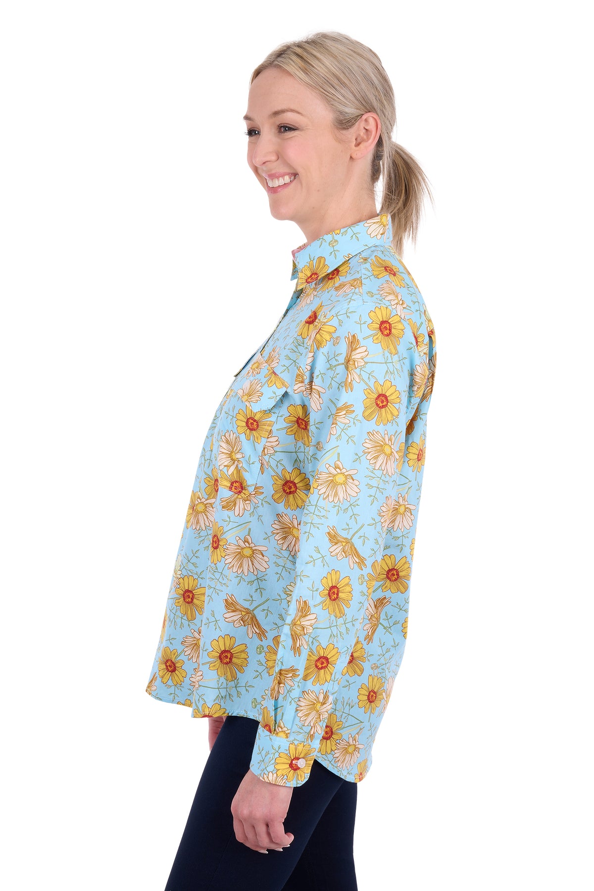 SUNDAY 1/2 PLACKET LS SHIRT