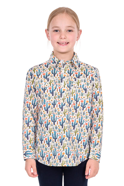 ALBA 1/2 PLACKET LS SHIRT