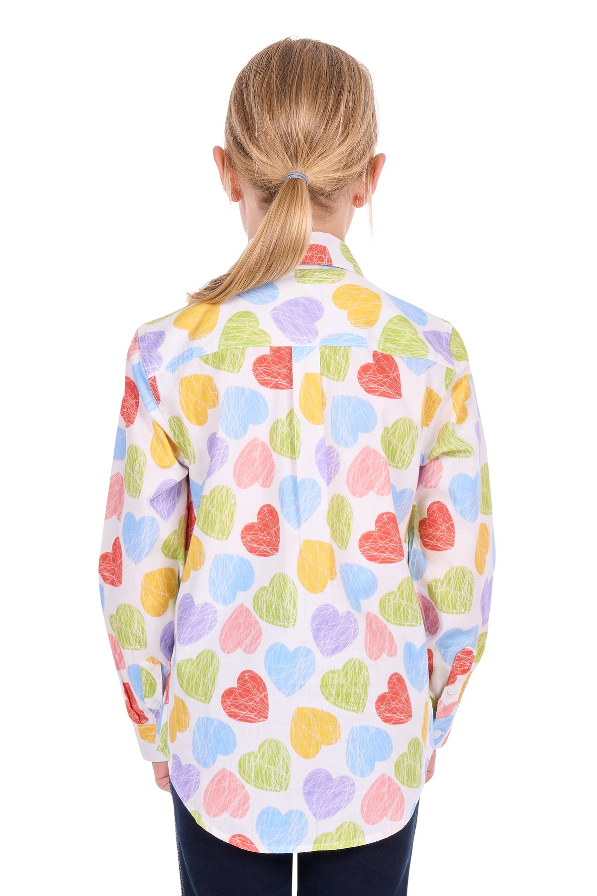 POLLY 1/2 PLACKET LS SHIRT