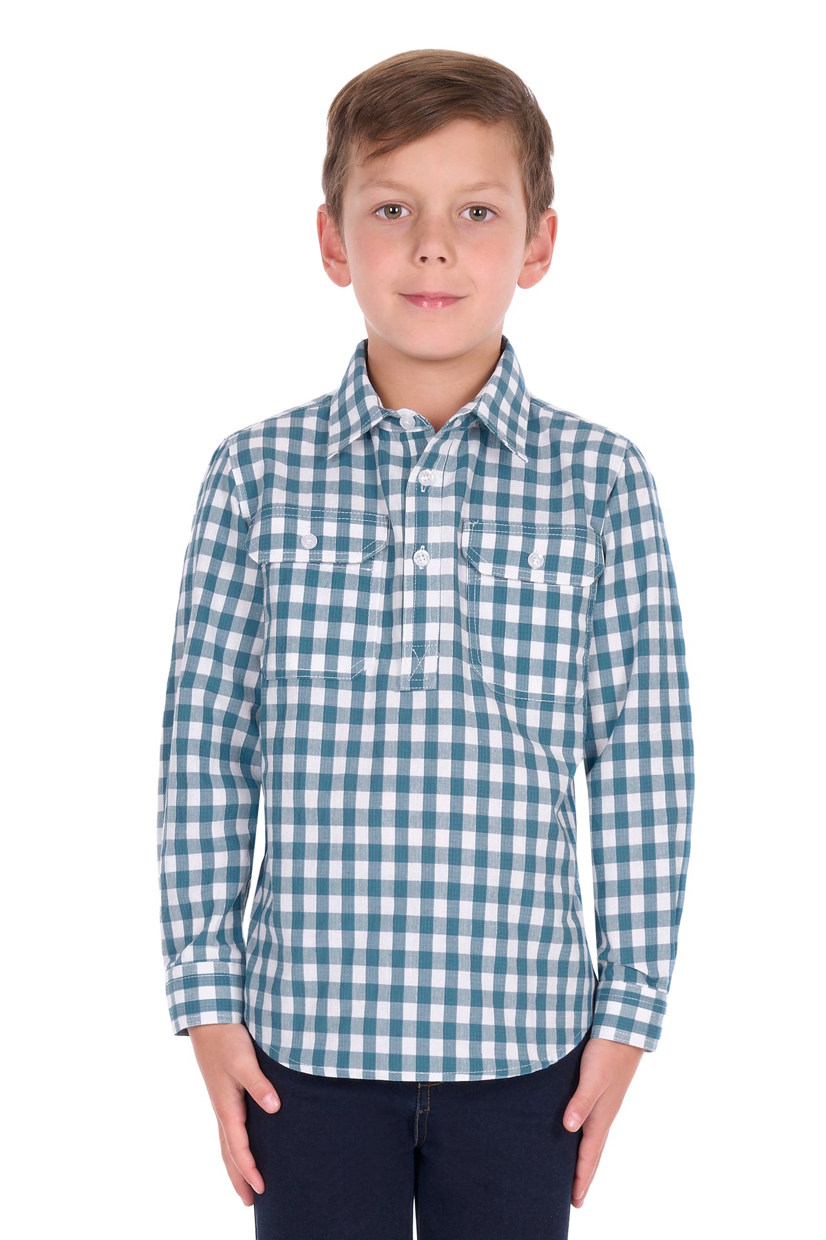 RIVER 1/2 PLACKET LS SHIRT
