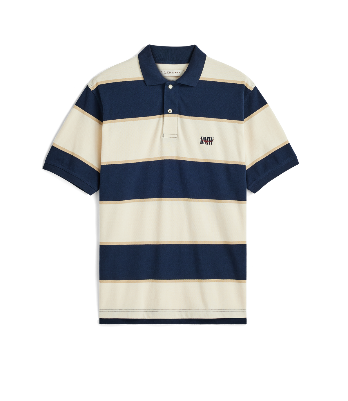 BALMAIN STRIPE POLO