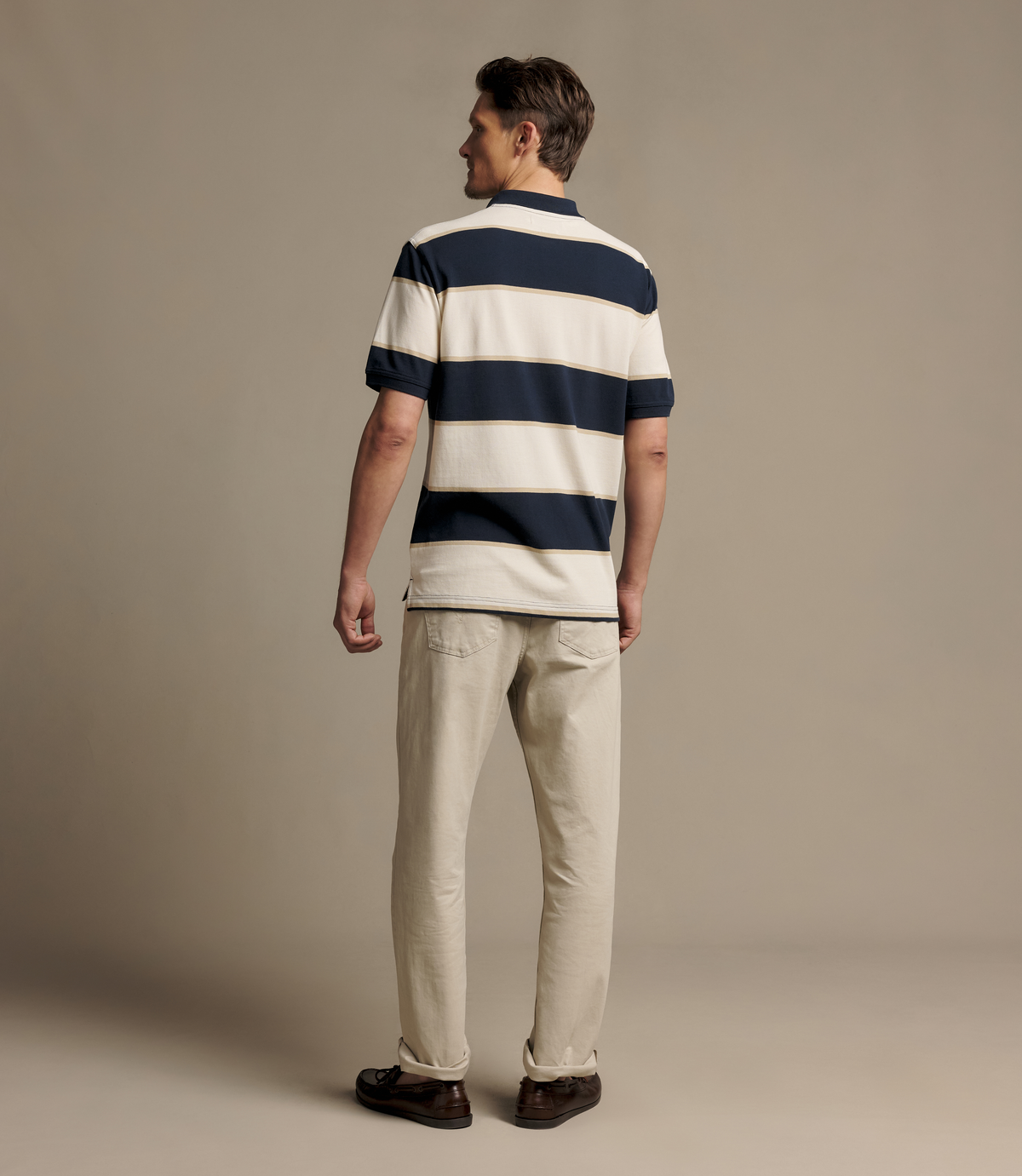 BALMAIN STRIPE POLO