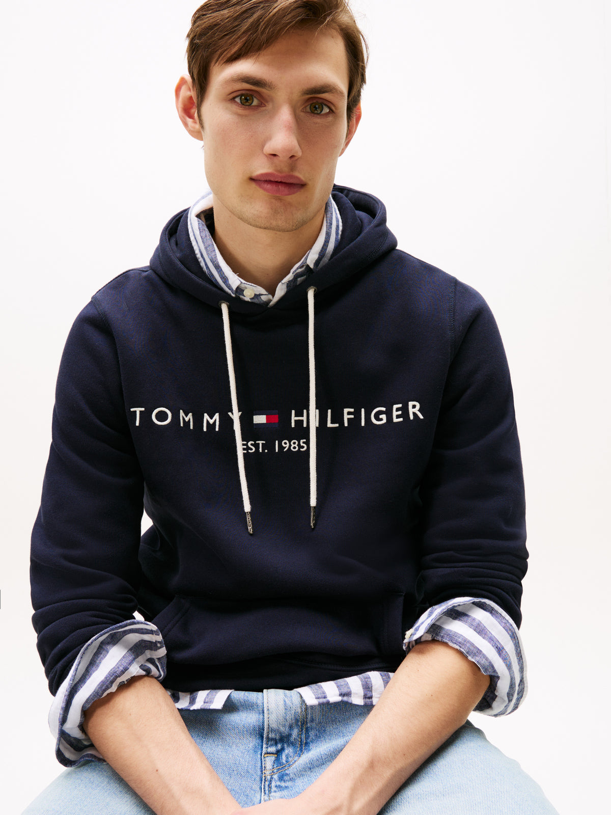 TOMMY LOGO HOODIE