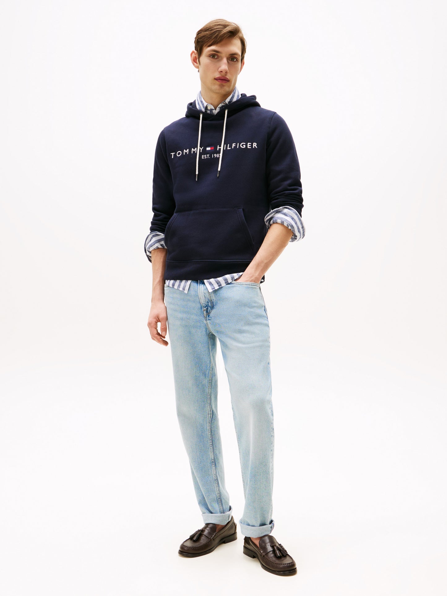 TOMMY LOGO HOODIE