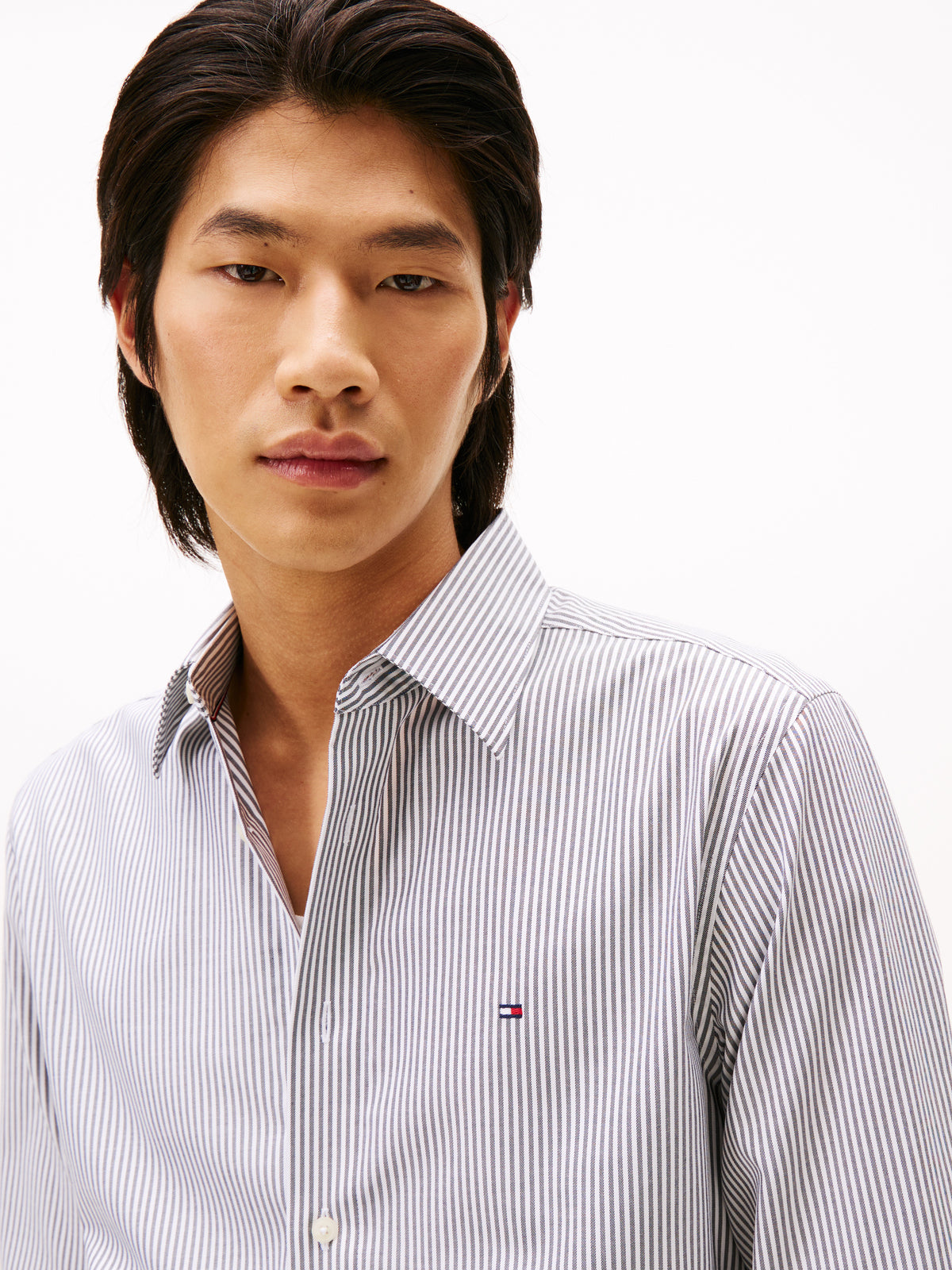NON IRON STRIPE SHIRT