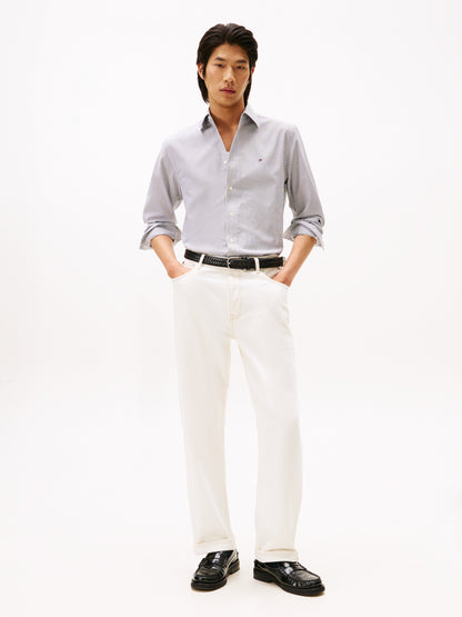 NON IRON STRIPE SHIRT