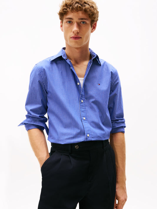HAIRLIN POPLIN SHIRT