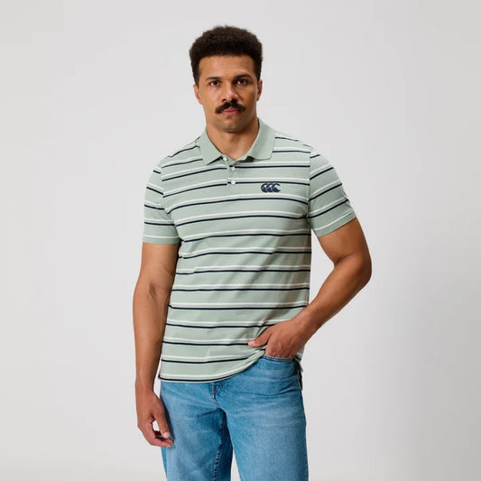 YARN DYE STRIPE POLO