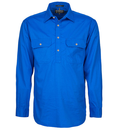 PILBARA CLOSED FRONT LS SHIRT