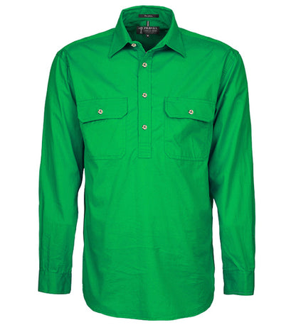 PILBARA CLOSED FRONT LS SHIRT