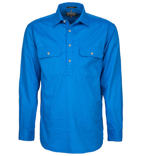 PILBARA CLOSED FRONT LS SHIRT