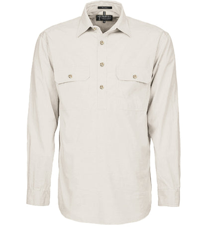 PILBARA CLOSED FRONT LS SHIRT