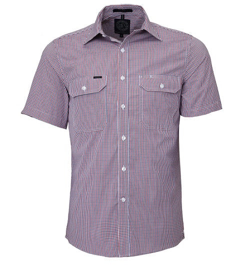 RITEMATE RED/NAVY/WHITE SS DP SHIRT