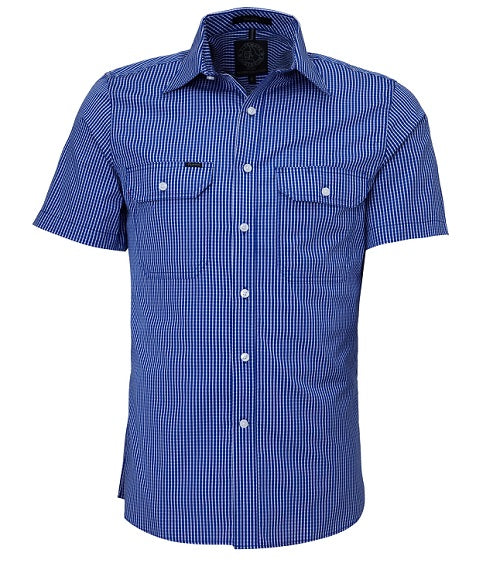 RITEMATE ROYAL/WHITE SS DP SHIRT