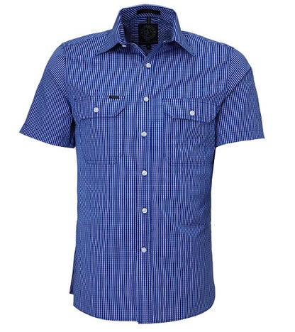 RITEMATE ROYAL/WHITE SS DP SHIRT