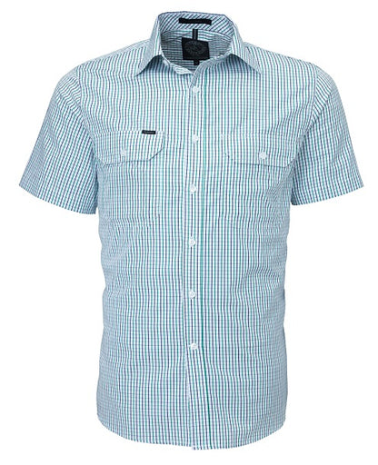 RITEMATE BLUE/NAVY/WHITE SS DP SHIRT