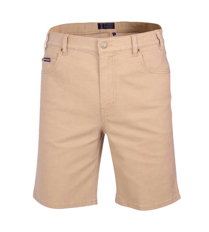 COTTON STRETCH JEAN SHORT