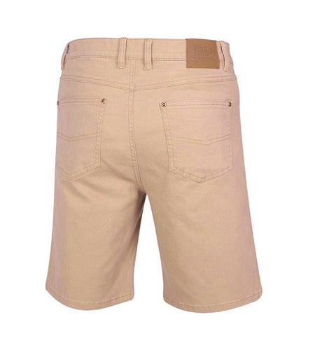 COTTON STRETCH JEAN SHORT